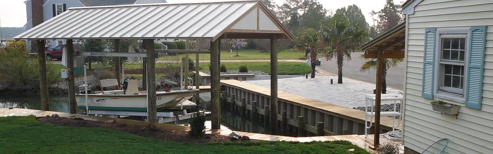 Blackwater Pier and Dock Boatlifts